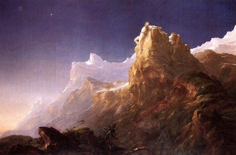 Thomas Cole Prometheus Bound oil painting picture